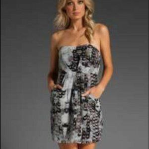 Cynthia Vincent silk mini dress